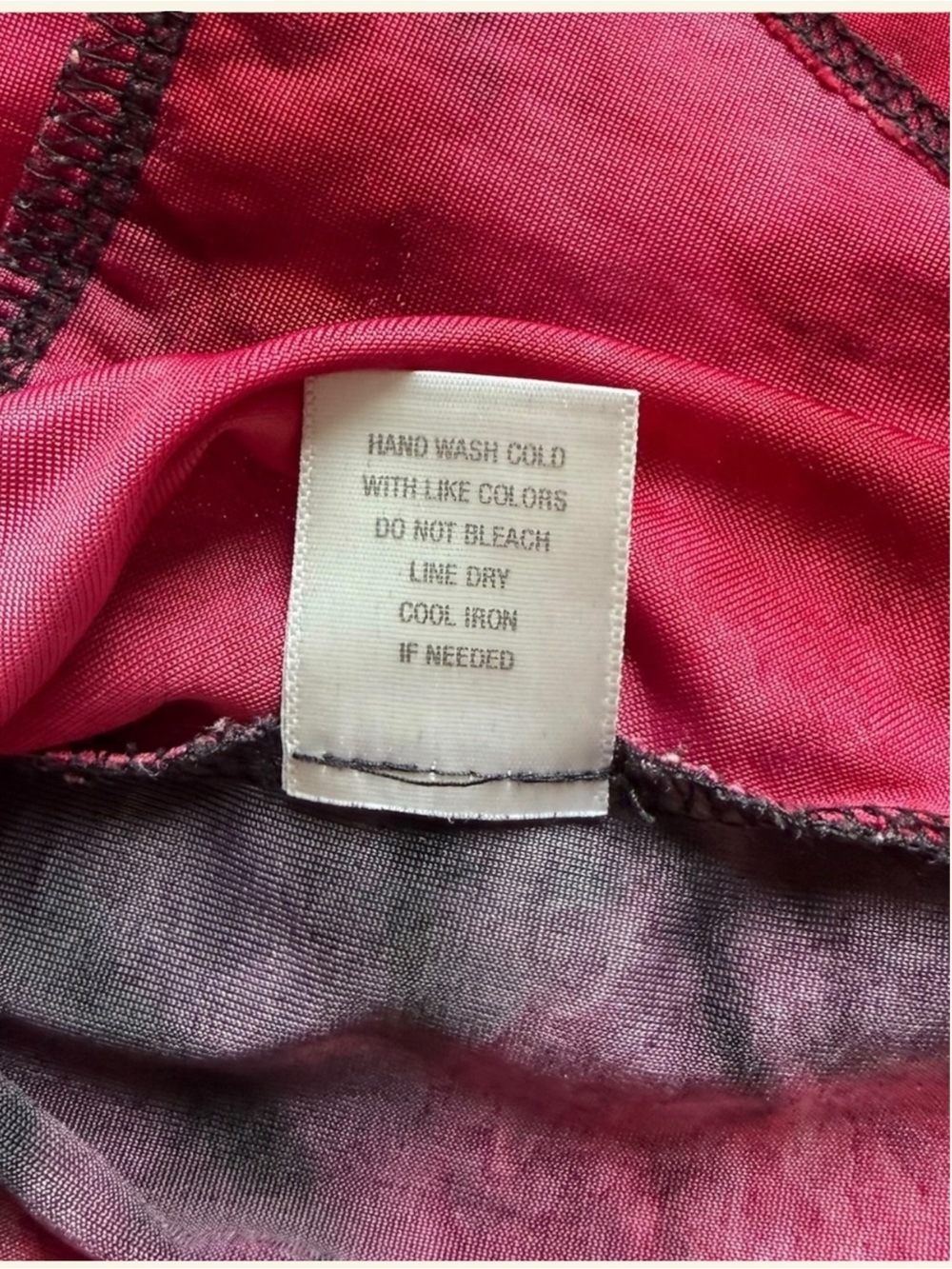 Vintage Y2K Dressbarn Mesh Corset Top Medium Red Black Floral Whimsigoth Fairy - Picture 9 of 9